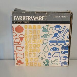 Farberware Vintage  Classic Series Alphabet and Shape Cookie Cutters